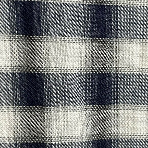 Theory Clean Shirt Men's size S Plaid Blue Gray - Picture 4 of 9